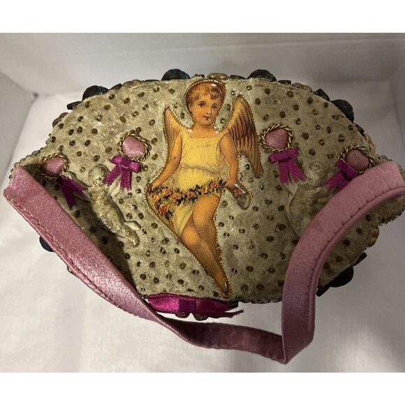 Mary Francis Embellished Mini Bag with Angel Motif - Picture 5 of 16